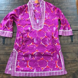 Tory Burch Tunic cover Up Small EUC